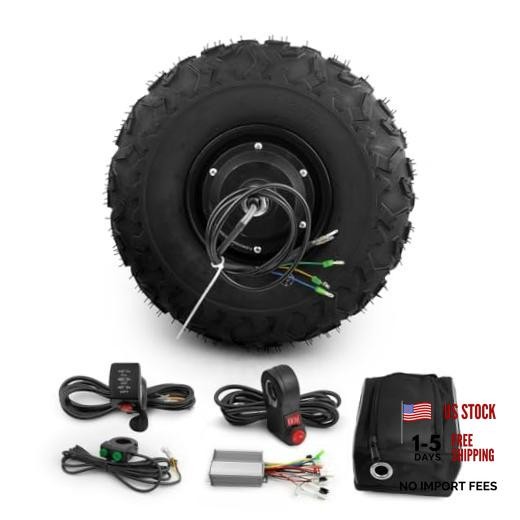 24V 36V 48V 350W Wheelbarrow Cart Gear Hub Motor Kit Off Road 14.5 36V 350W