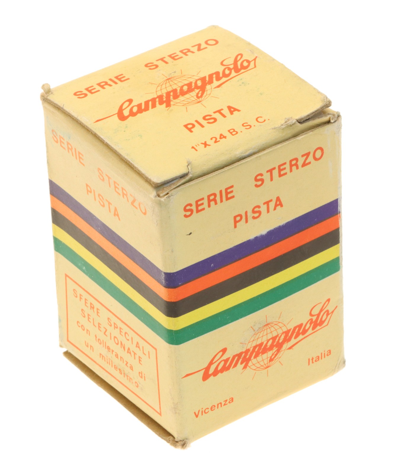Campagnolo Nuovo Record Pista Headset 1″ British Threaded Silver Track NOS NEW