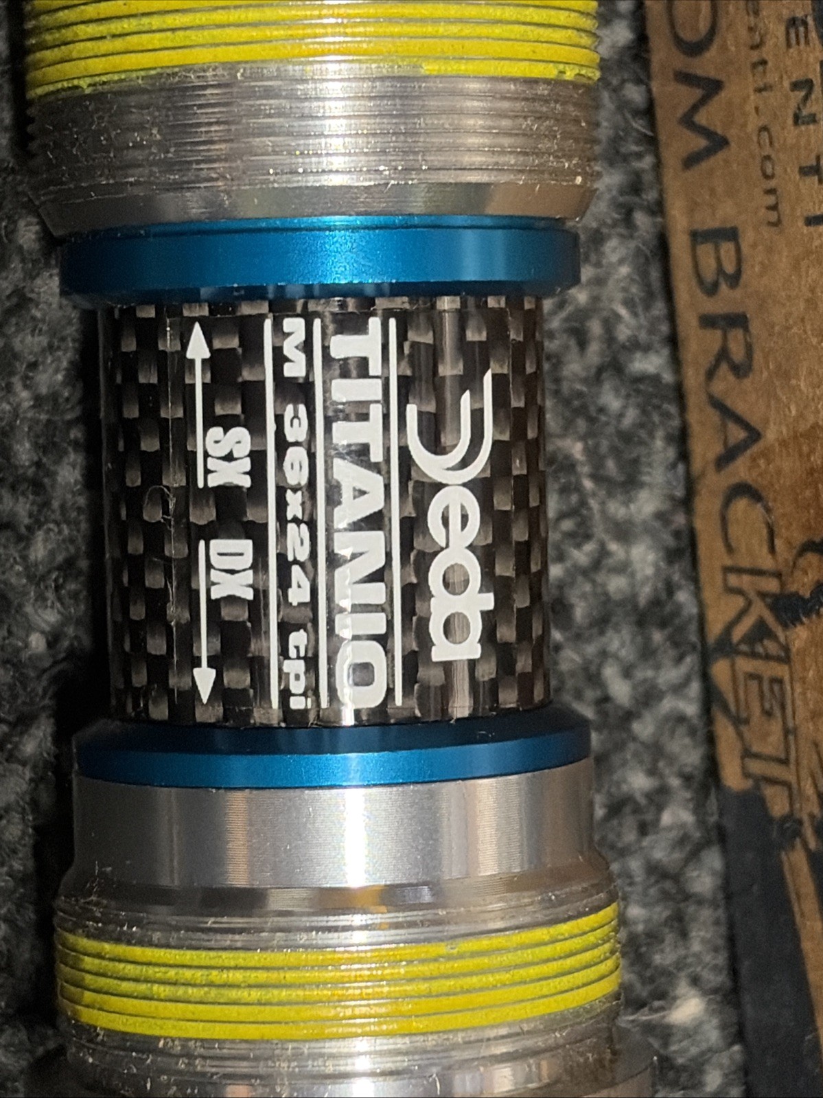 Deda Elementi D-Power Titanium ISIS Bottom Bracket 108mm-ITA