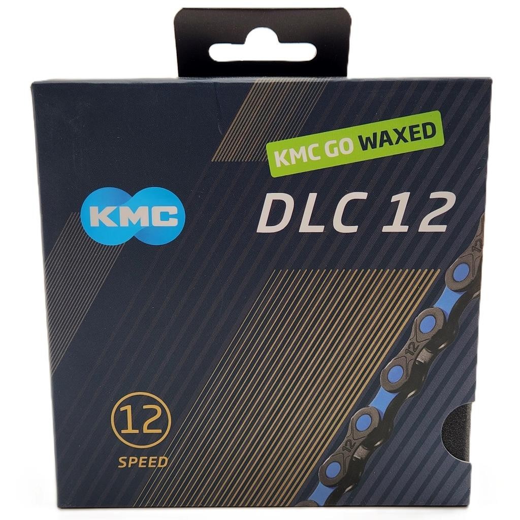 KMC Go Waxed 12-Speed Blue DLC 12 Bicycle Chain Wax fits Shimano SRAM