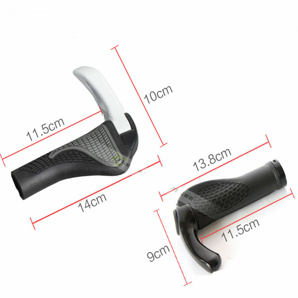 ROCKBROS MTB Bike Grips Cycling Shockproof Dustproof Bike Rubber Grips Black