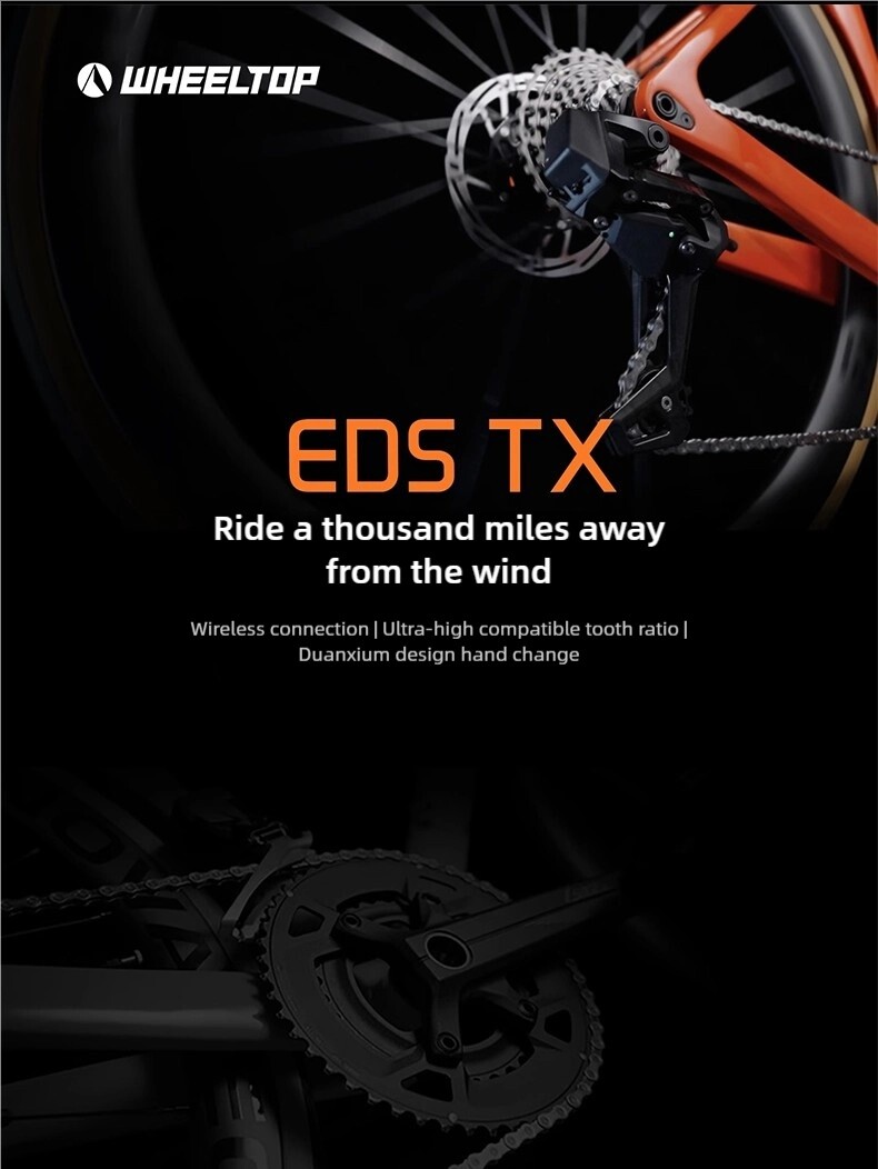 WheelTop EDS TX RA6000 Road Bike CARBON FIBER Rim Brake Electronic Groupset