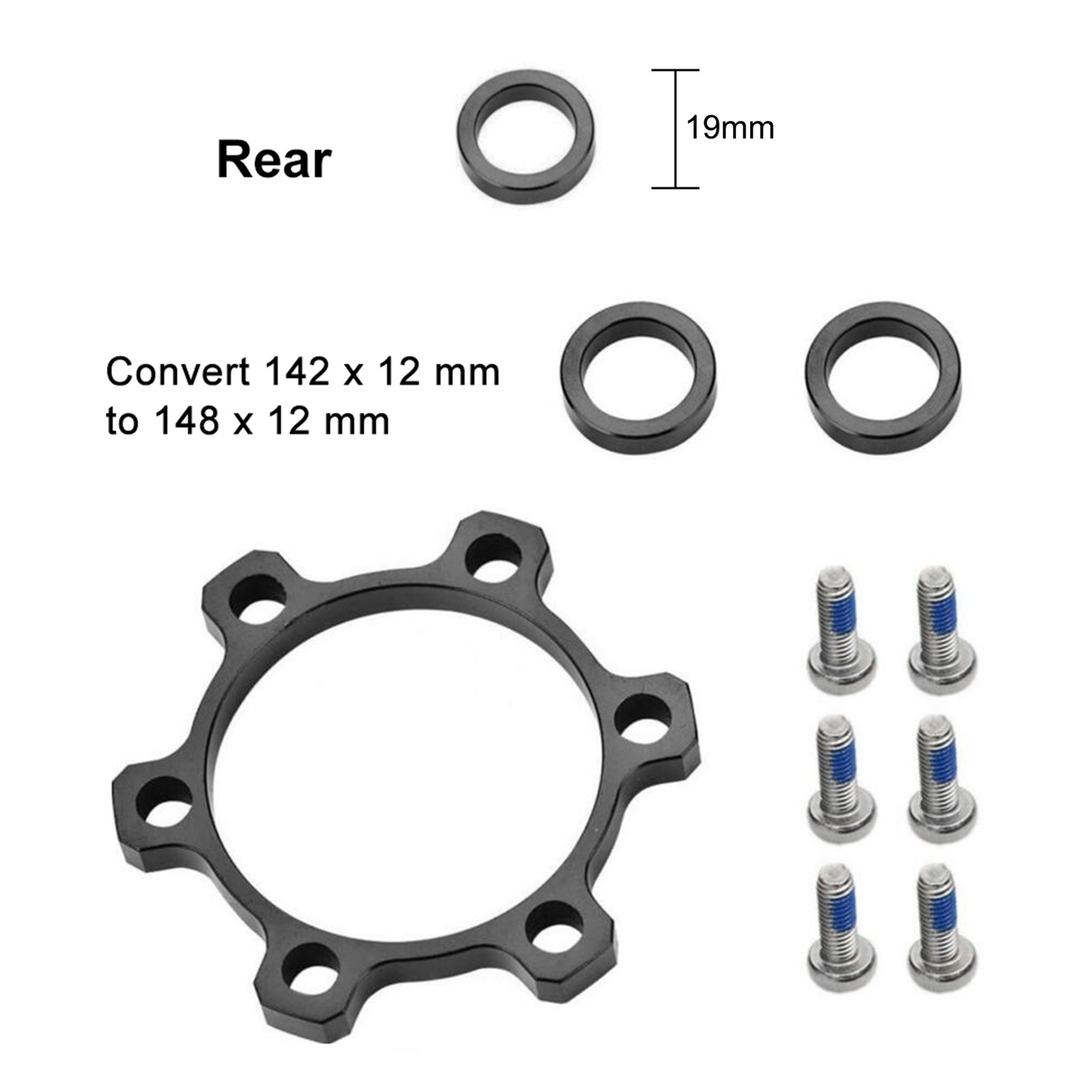 Quality Alloy Bike Hub Conversion Adapter For DIY Bike Enthusiasts Popular