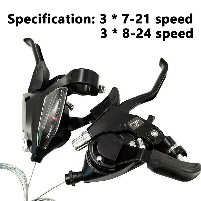 Fit For Shimano ST-EF500 3/7/8 speed MTB Bike Brake Levers Set Shifter EF500
