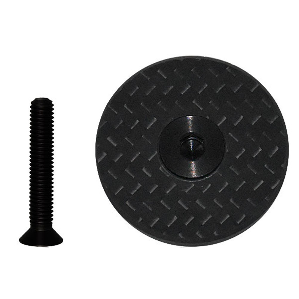 Superior Quality 3K Carbon Fiber Cap with Titanium Screws Easy Installation