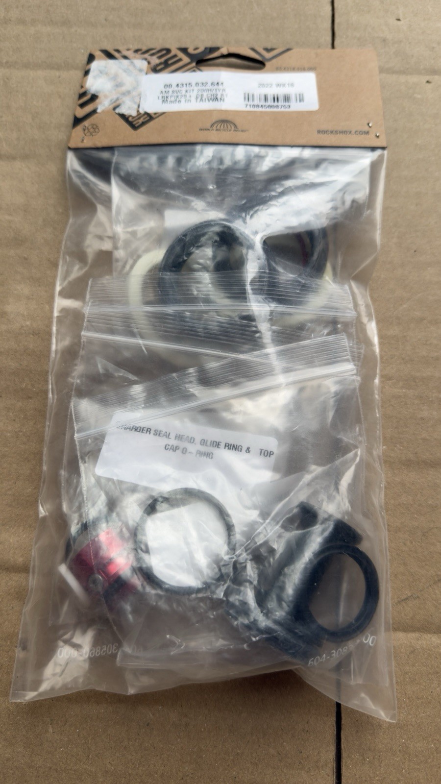 RockShox Fork Service Kit – 200 Hour/1 Year, Lyrik Pike B1 (2018+) Debonair