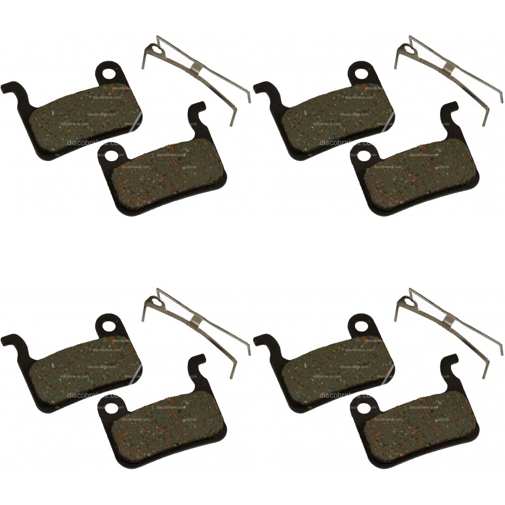 4 Pairs DiscoB Shimano XTR XT SLX Saint Hone Disc Brake Pads Made With Kevlar DH