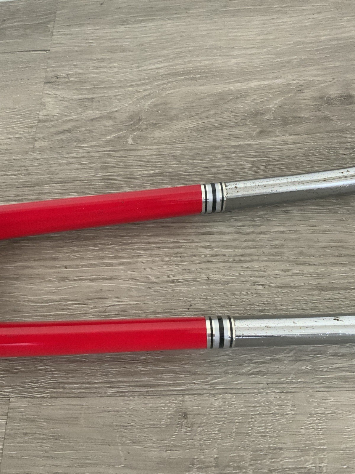 STEEL ONE-INCH THREADED FORK 27 INCH 145 MM STEERER BRITISH THREADED RED
