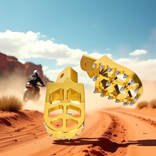 Dirt Bike Foot Pegs,Ebike Aluminum Prickly Pedals Footrest for Surron Light