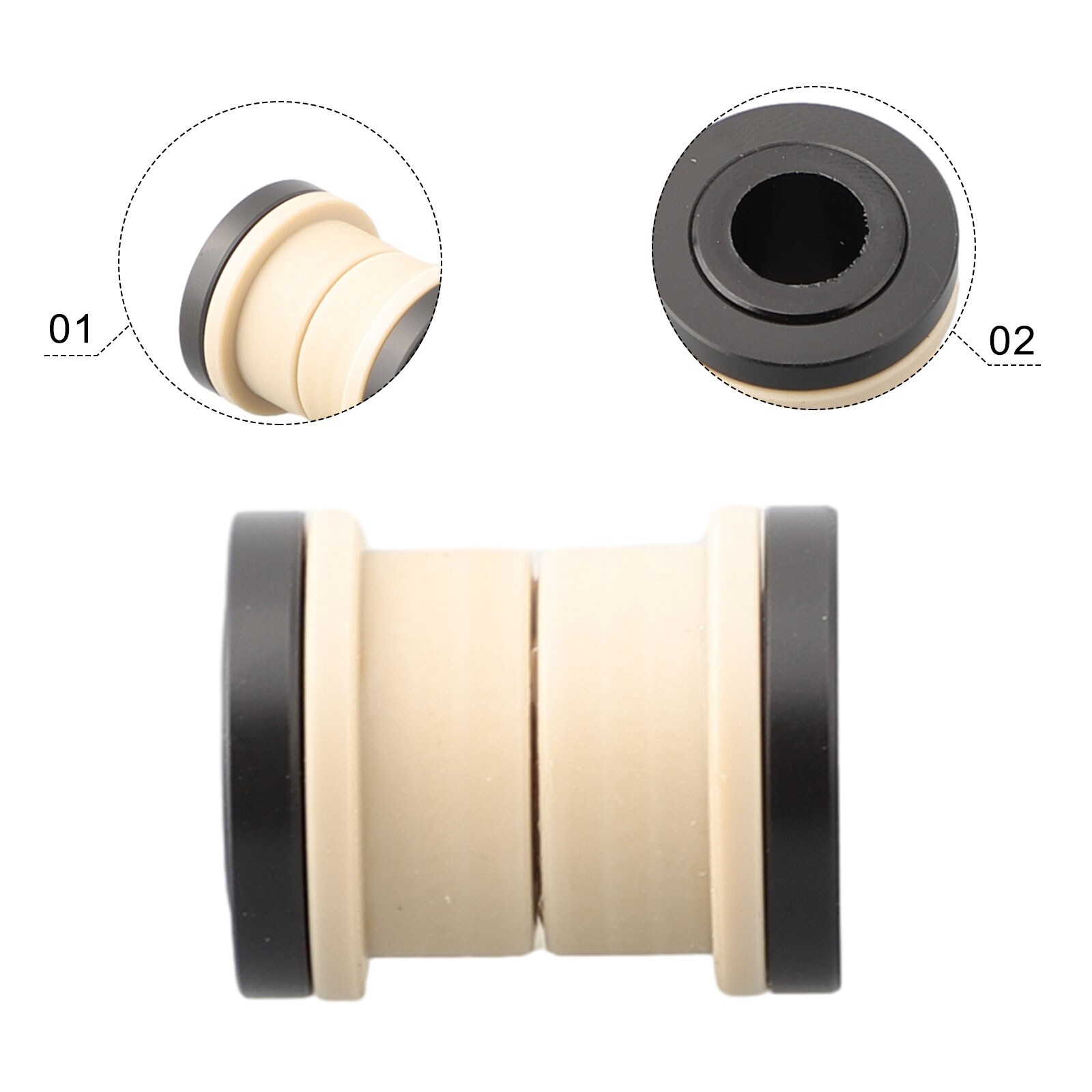 Enhanced Performance DU Bushing Kit For Rockshox 2268mm Rear Shocks