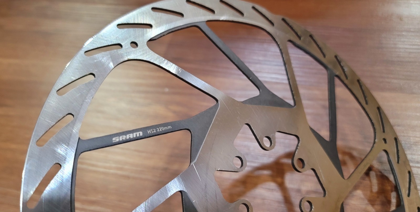 SRAM HS2-200 Disc Brake Rotor 200mm 6-Bolt Rounded SILVER/BLACK