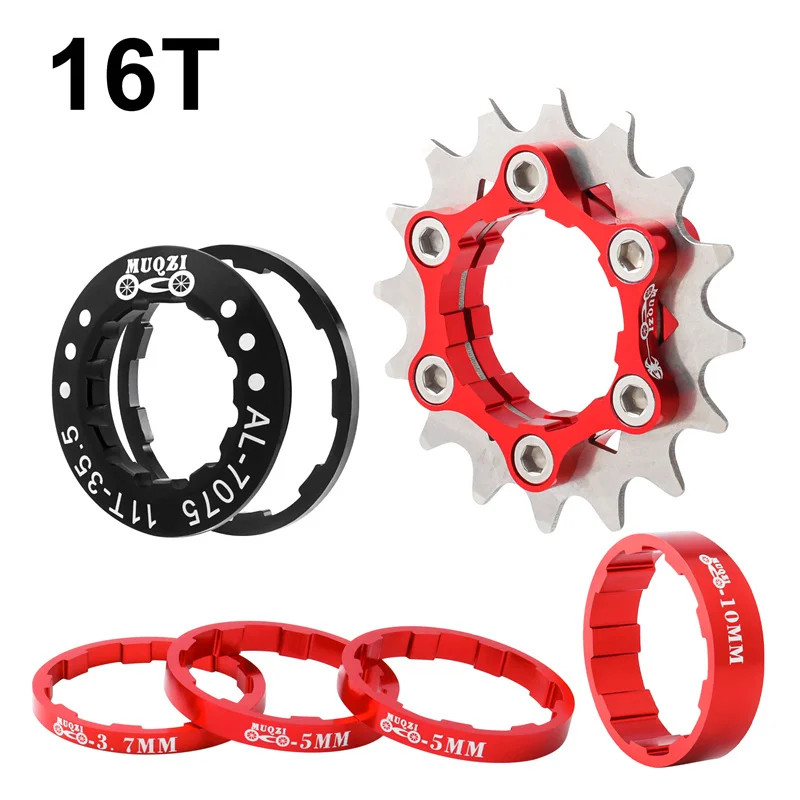 Single Speed Cassette Cog 12T-22T Bike Conversion Sprocket Gear Kit