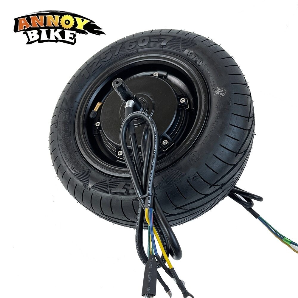 170km/h 13 inch 60V 72V 96V 7000W Hub Motor Scooter Motor Wheel 70N.m High Speed