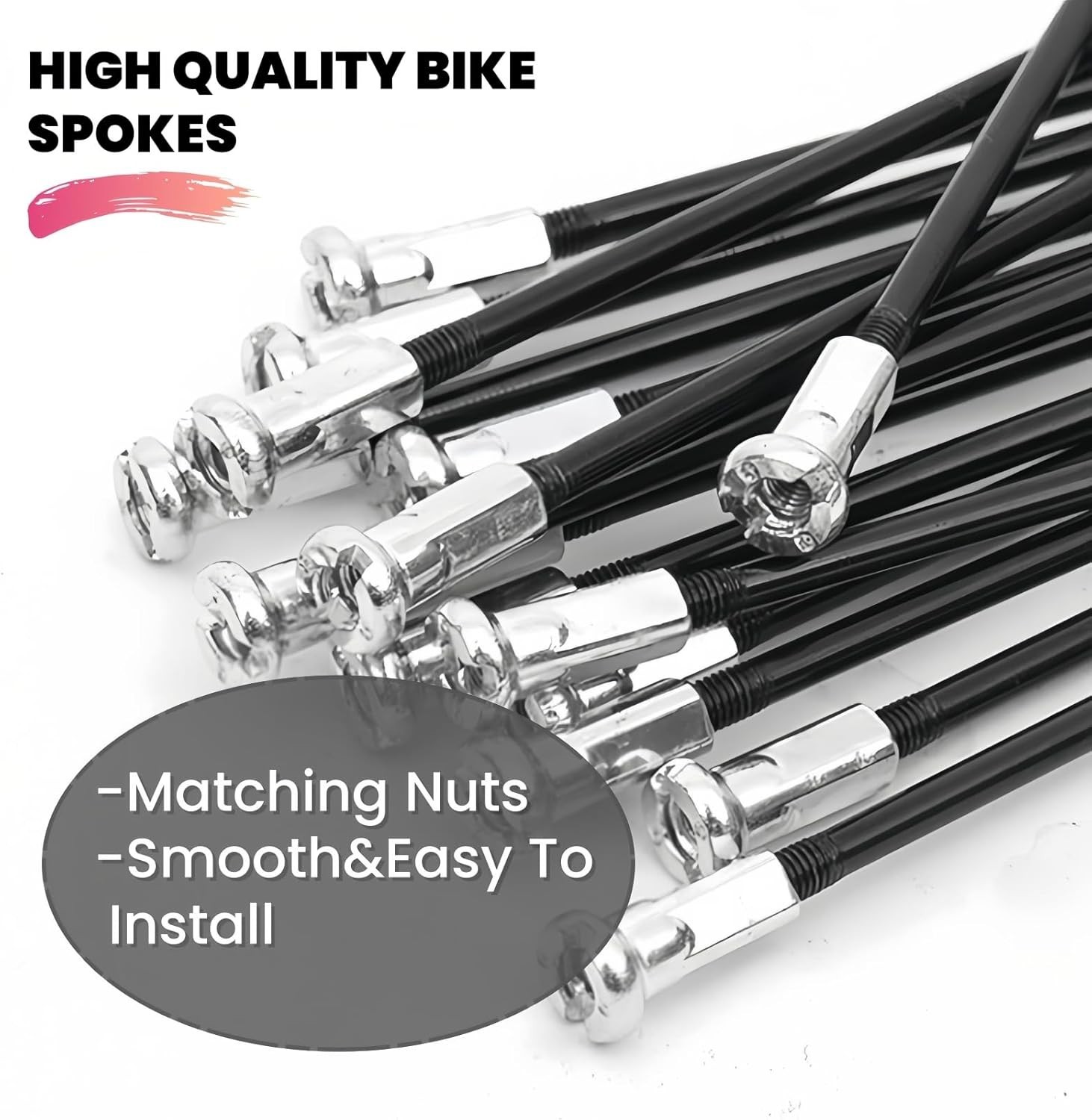 Universal Electric Bicycle Spokes 12G 131mm-298mm