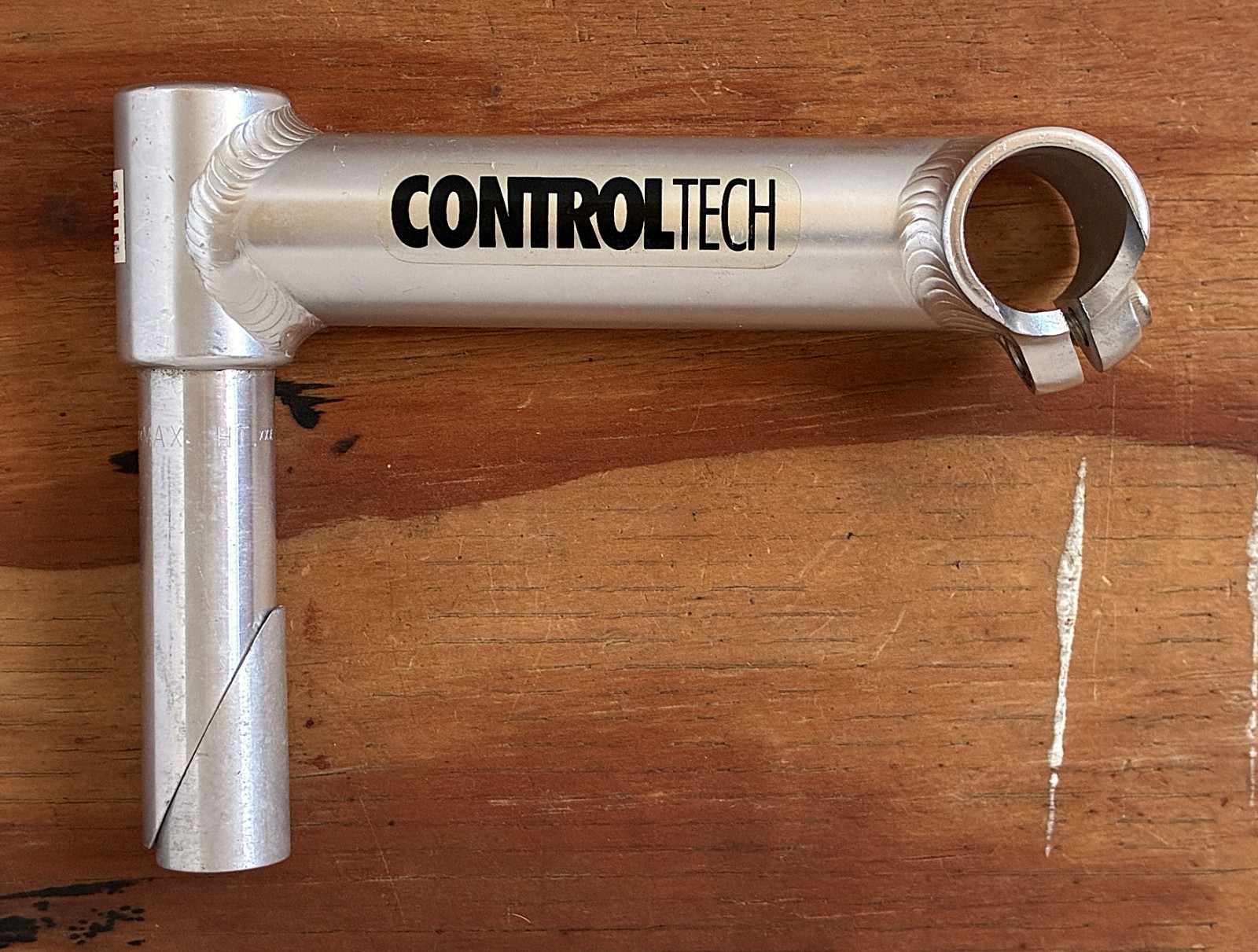 NOS Vintage Control Tech MTB – Pista – Stem – 135mm – 22.0 x 26.4 -Silver – USA