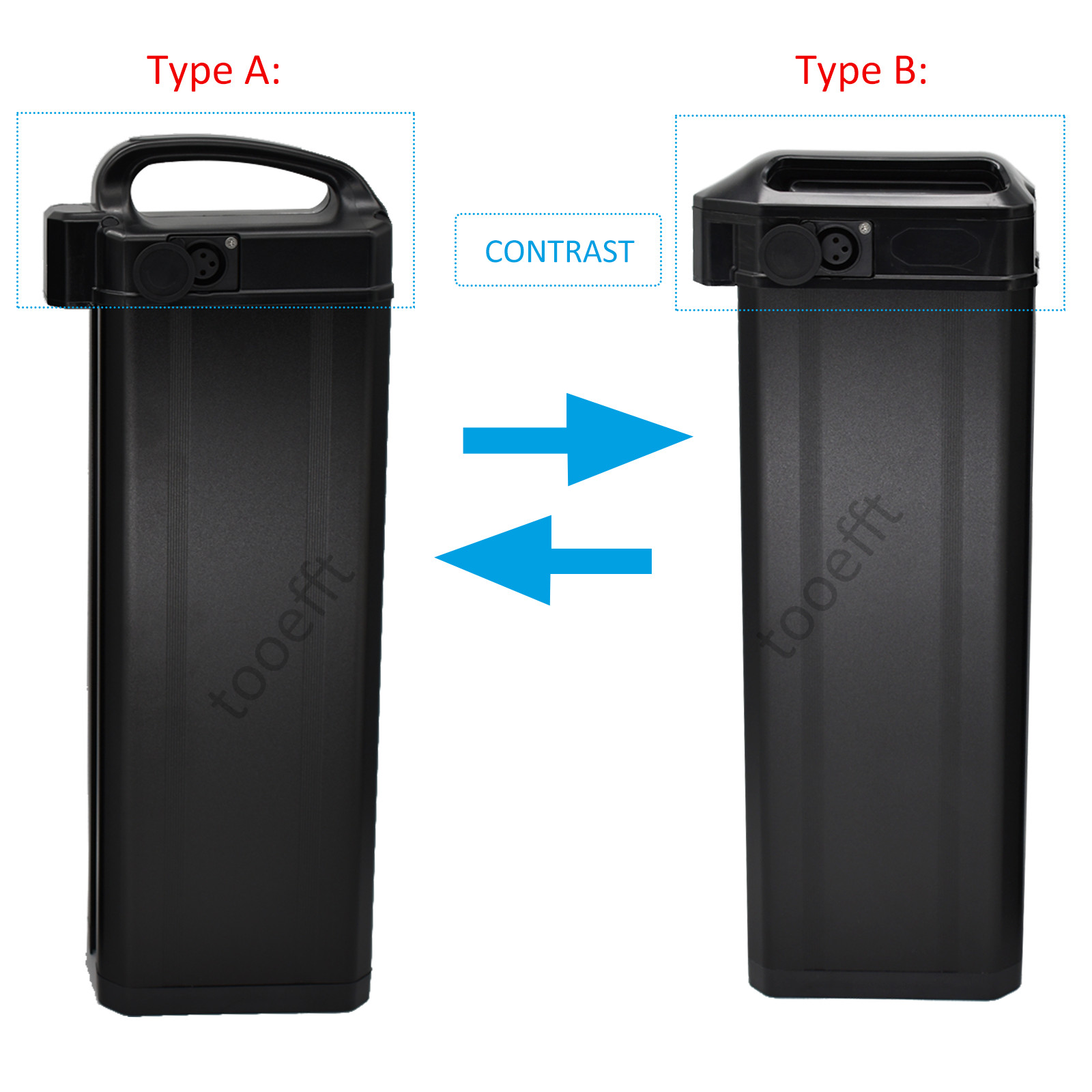 tooefft 48V Rechargeable Batteries for fiido T1 pro fiido Q2 Polarna F10 Ebike