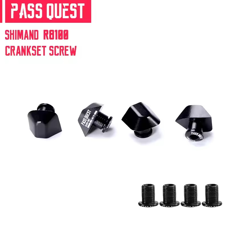 Pass Quest Shimano Chainring Bolts for R7100 Double Cranks New in Box