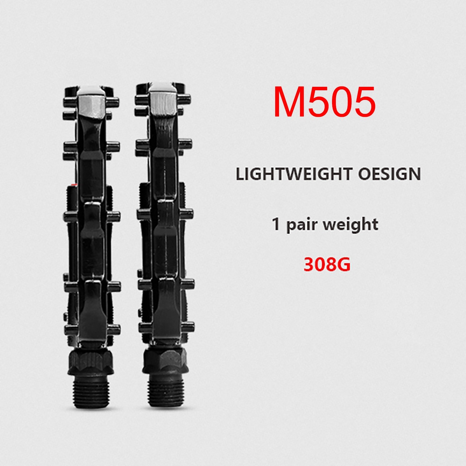 ENLEE MTB 9/16inch Aluminum Alloy DU Bearing Pedals Road Bike Platform One Pair