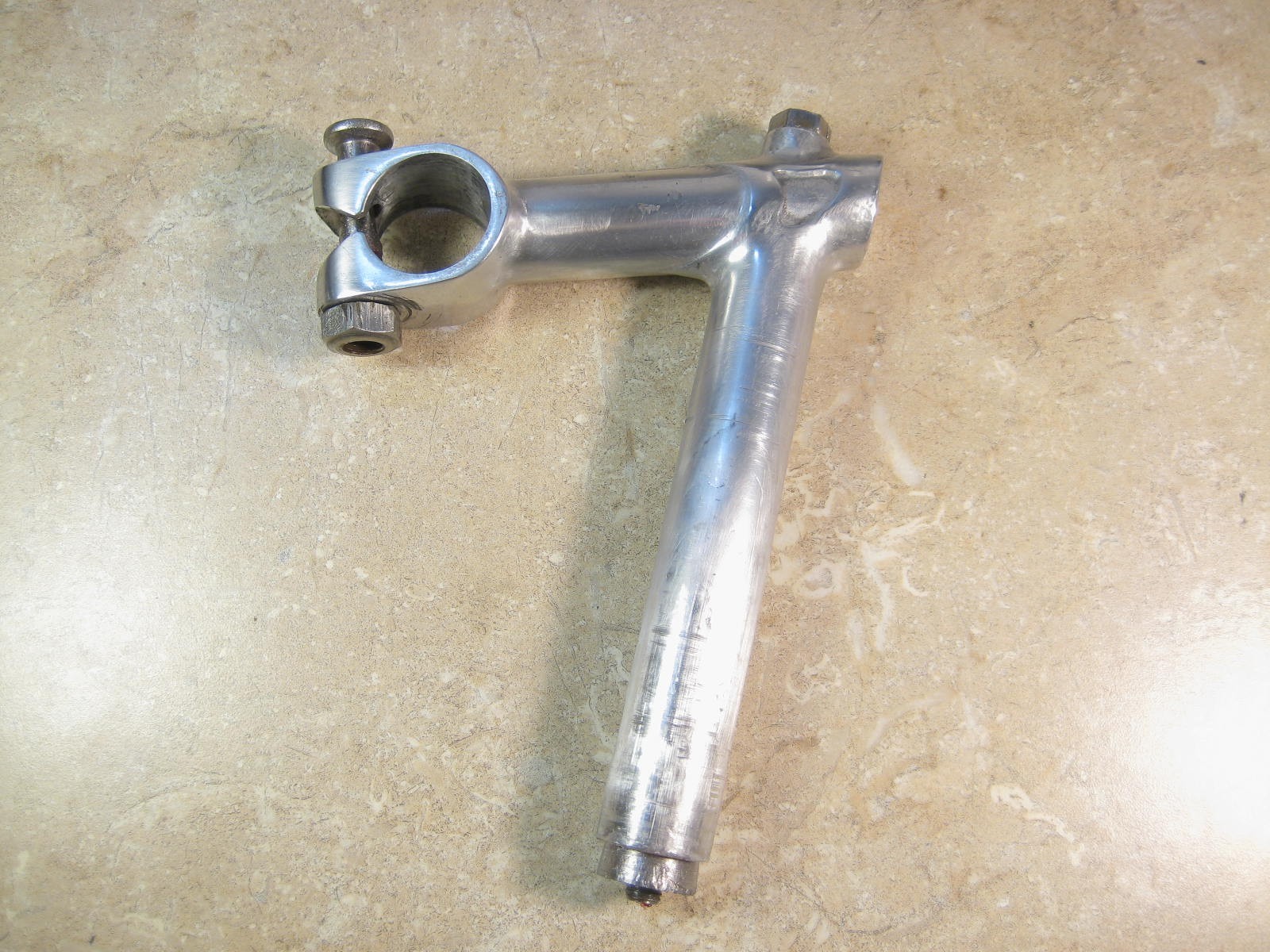 AVA Quill Stem 22mm Diameter, 75mm Reach, 25.4mm Clamp, Vertical Bolt, Vintage
