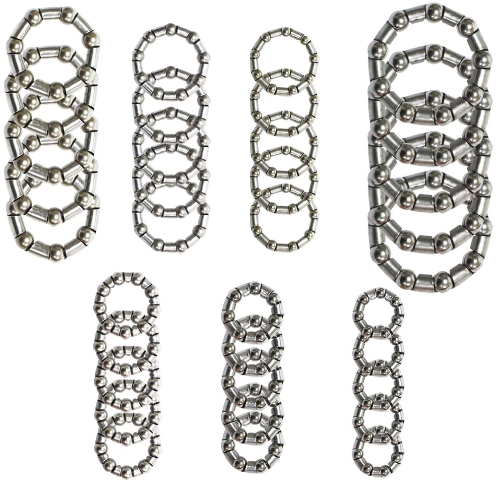 5 PCS Bike Ball Bearing Headset Retainer Crank Caged Wheel 58mm 1/61/3