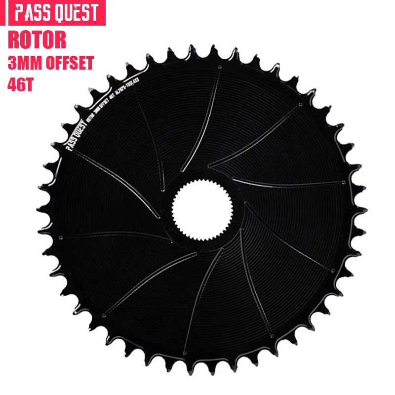 3mm Offset Gravel Bike Direct Mount Chainrings 42T-54T Road Bicycle Chainwheel