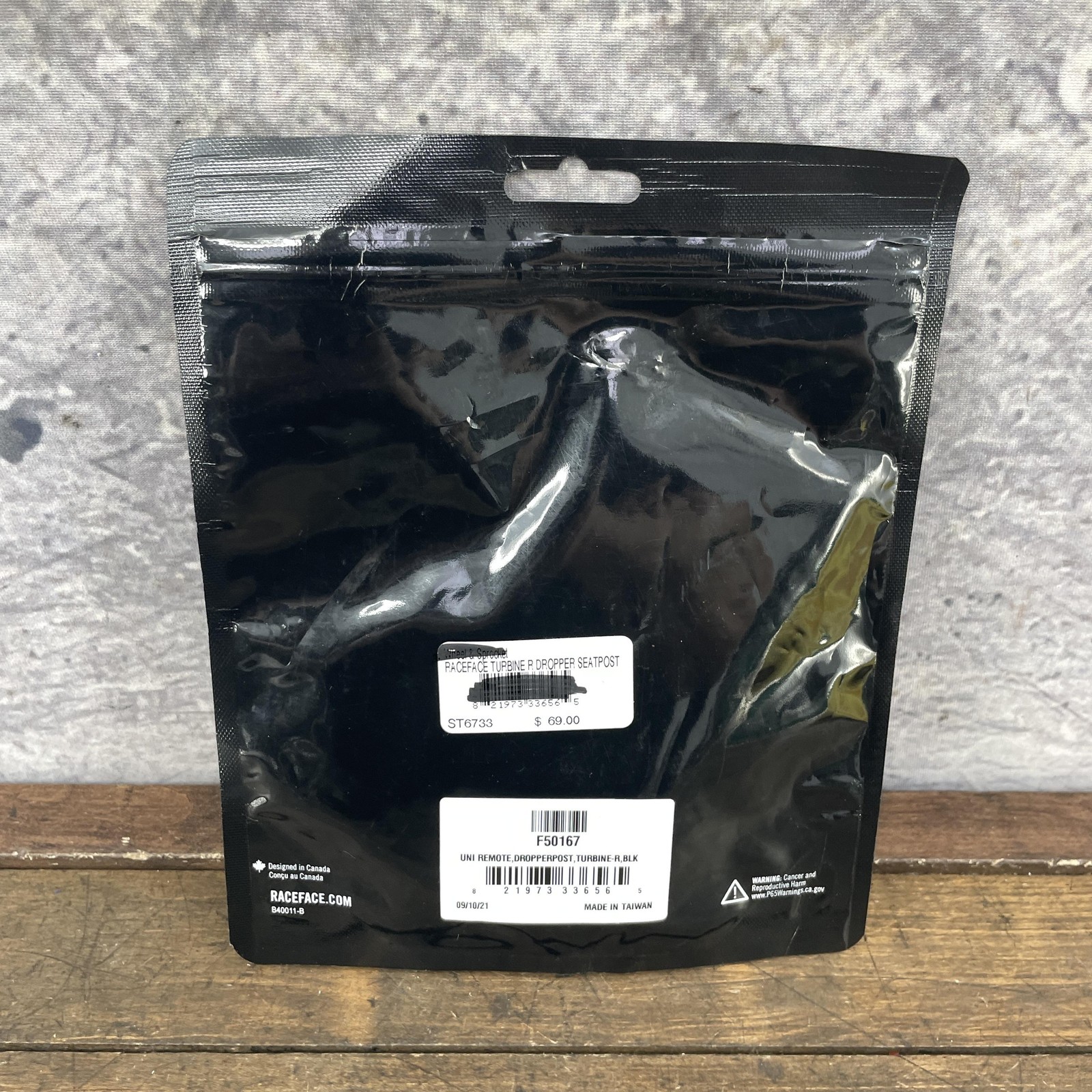 Race Face Turbine R Dropper Remote F50167 Black 75g MTB Bike
