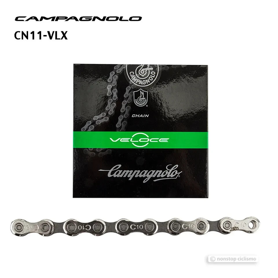 NEW 2024 Campagnolo VELOCE UltraNarrow 10 Speed Chain Fit Record Chorus CN11-VLX