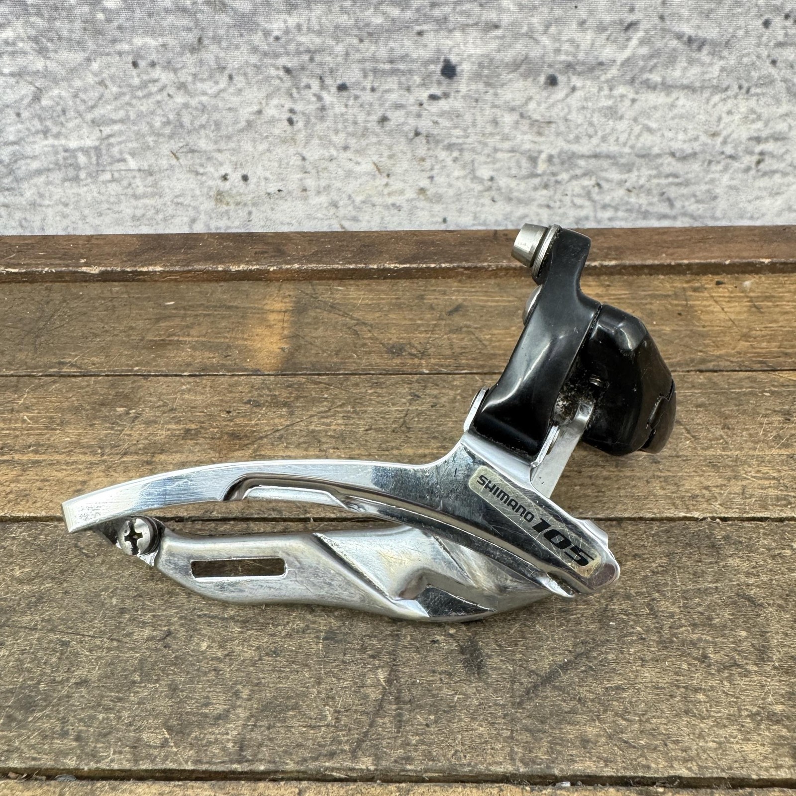 Vintage Shimano 105 FD-5504 Front Derailleur Triple 28.6 Mm Bottom Pull 9s 90s