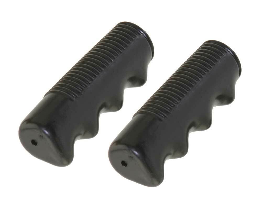 Mini 12″ BLACK Lowrider Bicycle Grips Chopper Beach Cruiser Bike Grips.