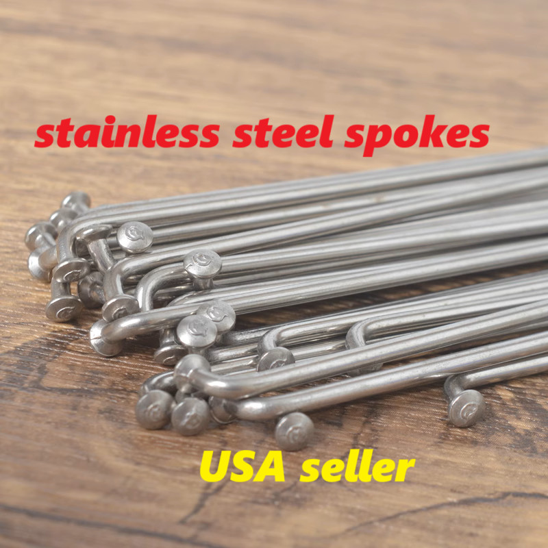 Electric bike stainless steel spoke 12g x 190mm x36pcs with brass nipples in USA