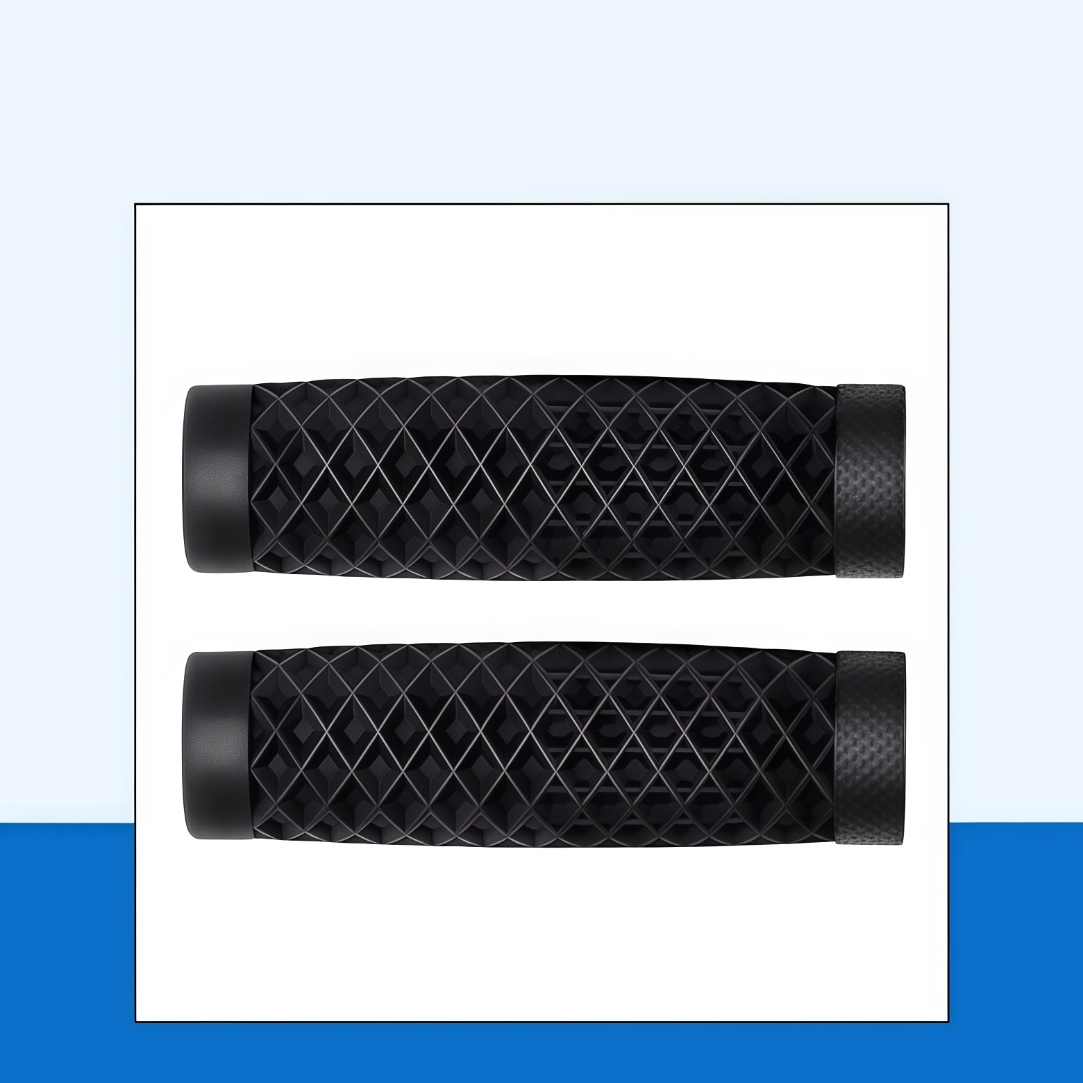 1 Pair Bike Grip For Beach Cruisers & Bicycle Featuring 7/8″ Handlebar Black US