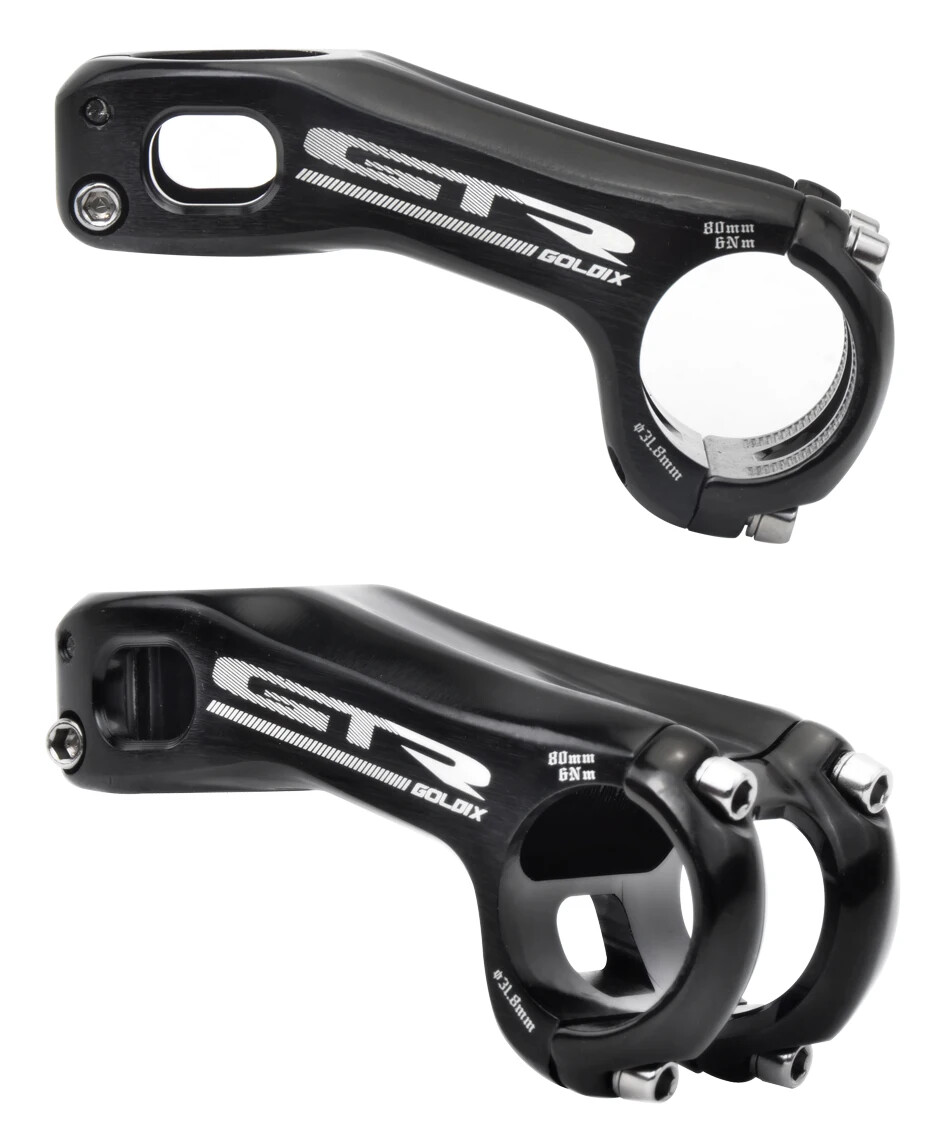 Bike Stem 80mm/90mm/100mm MTB Power Stem -17 Degrees Bicycle Table Compatible