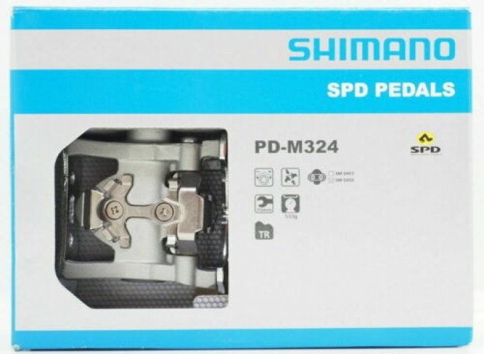 SHIMANO ALIVIO SPD PD-M324 MTB PEDEALS SINGLE SIDED NEW EPDM324