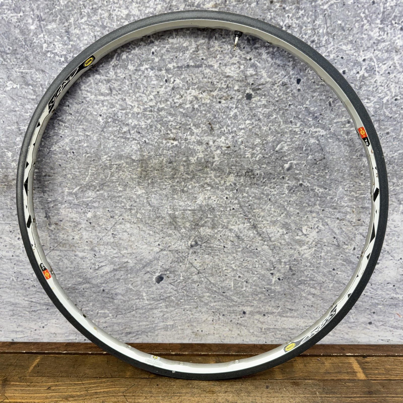 Mavic Cross 26in Rim 18H SL SSC Silver UST Tubeless Aluminum MTB Presta