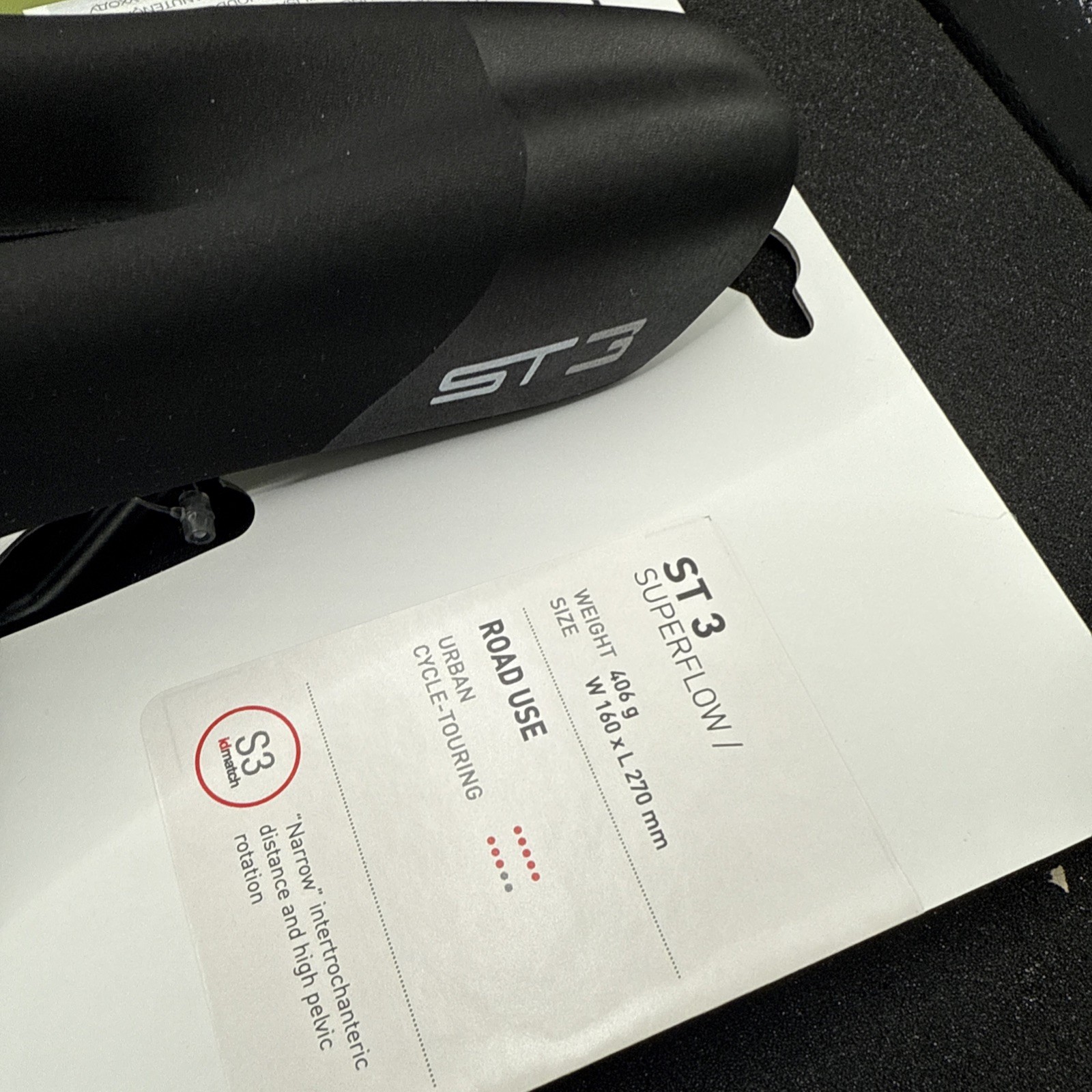 Selle Italia St3 Superflow Cycling Saddle Seat S3 160mm Universal (9419-35)