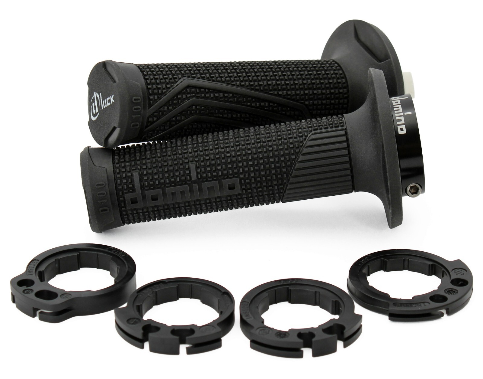 Domino Racing D100 Lock On Dirt Bike Motorcycle Grips – 2 Cable Only – Pair