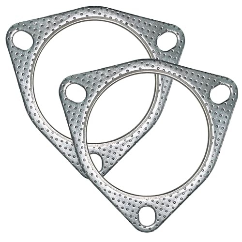 3.5 Inch Exhaust Gasket 3-Bolt 89.5mm Muffler Flange Header High 3.5 in