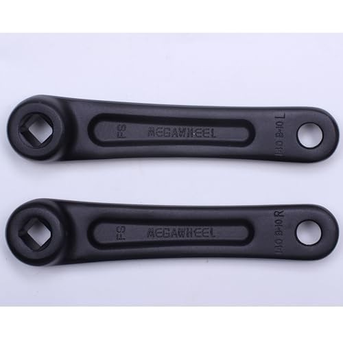 Adjustable Bike Crank Arms 89MM-175MM, Diamond Hole Design for E-Bikes