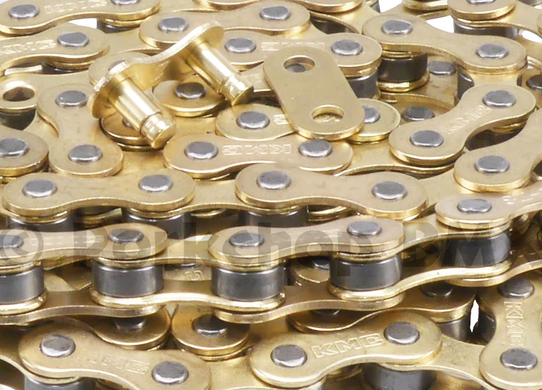 KMC BMX Bicycle Chain S1 (formerly) Z410 1/2″ x 1/8″ x 112L – GOLD