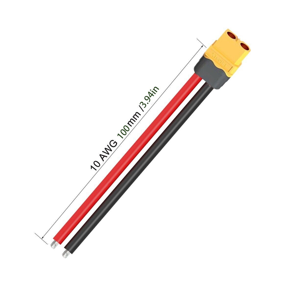 1 Pair XT60 Male & Female Connector 10AWG Cable Ebike Battery Cable Wire