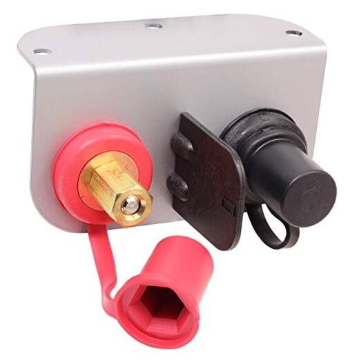 Fastronix Red and Black Premium Battery Charging Posts with Heavy Duty