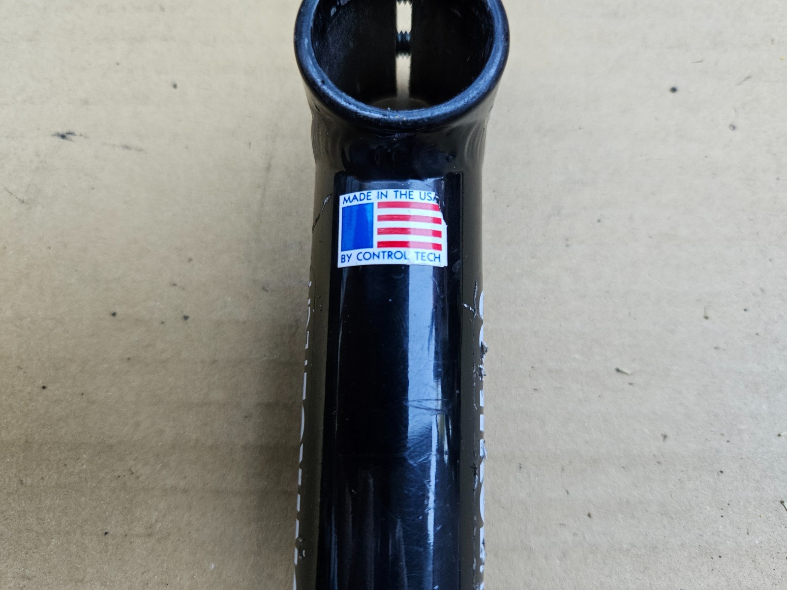 Vintage 90s 1-1/8″ Control Tech Threadless Stem 135mm x 25.4mm Black made in USA
