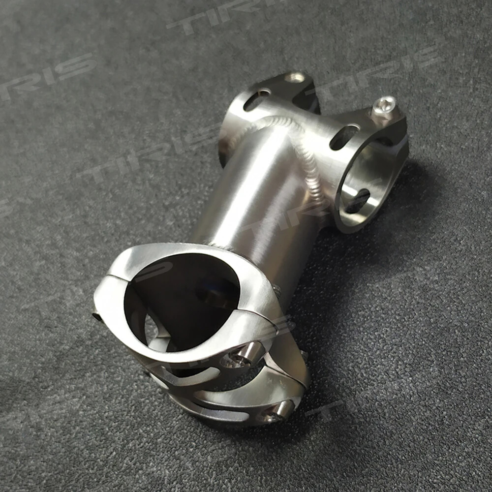 TIRIS Titanium Bicycle CNC Integrated Stem for Bike Ultralight AheadCustom Angle