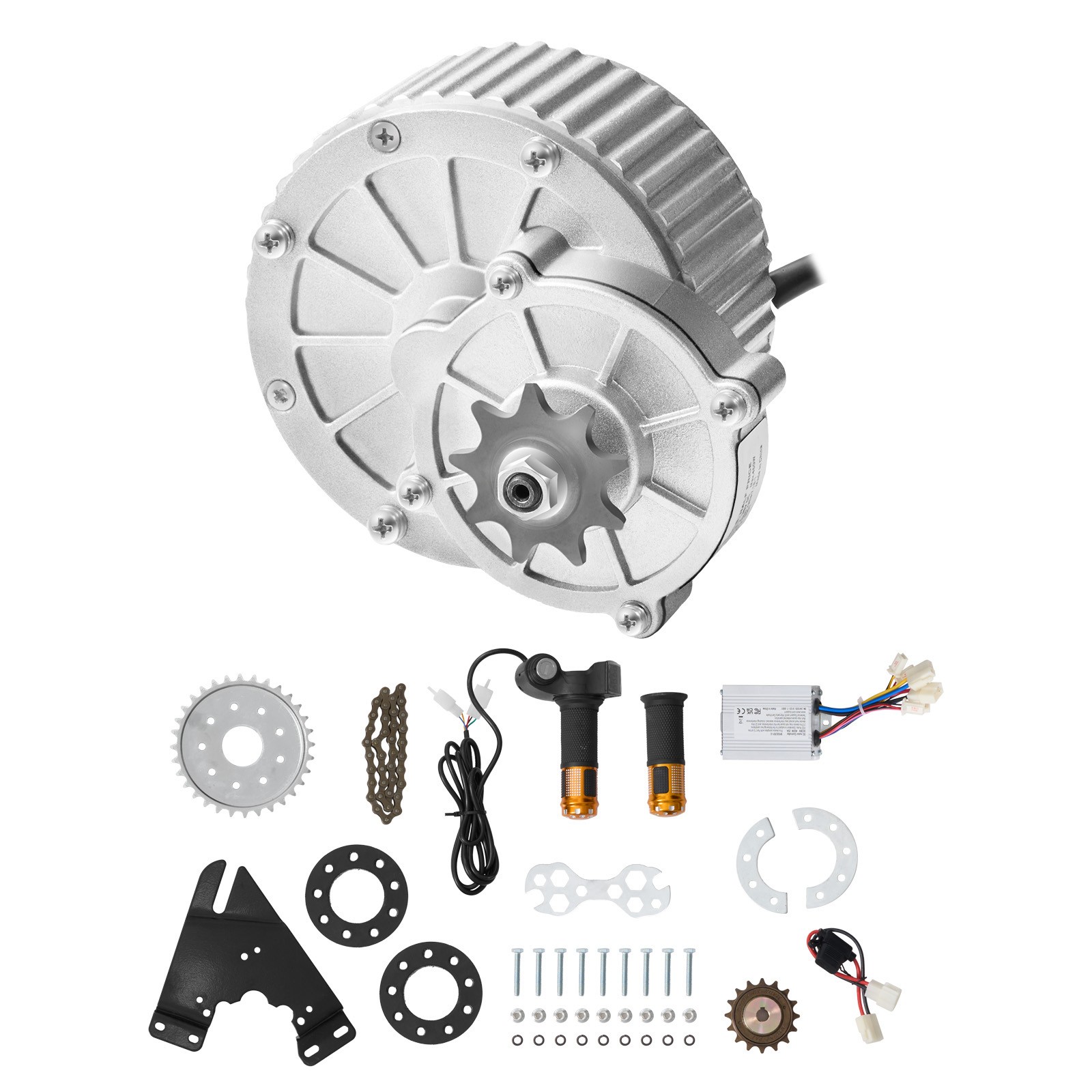 Uimoso 36V 450W Electric DC Motor Kit with Enhanced Controller, 3000 RPM