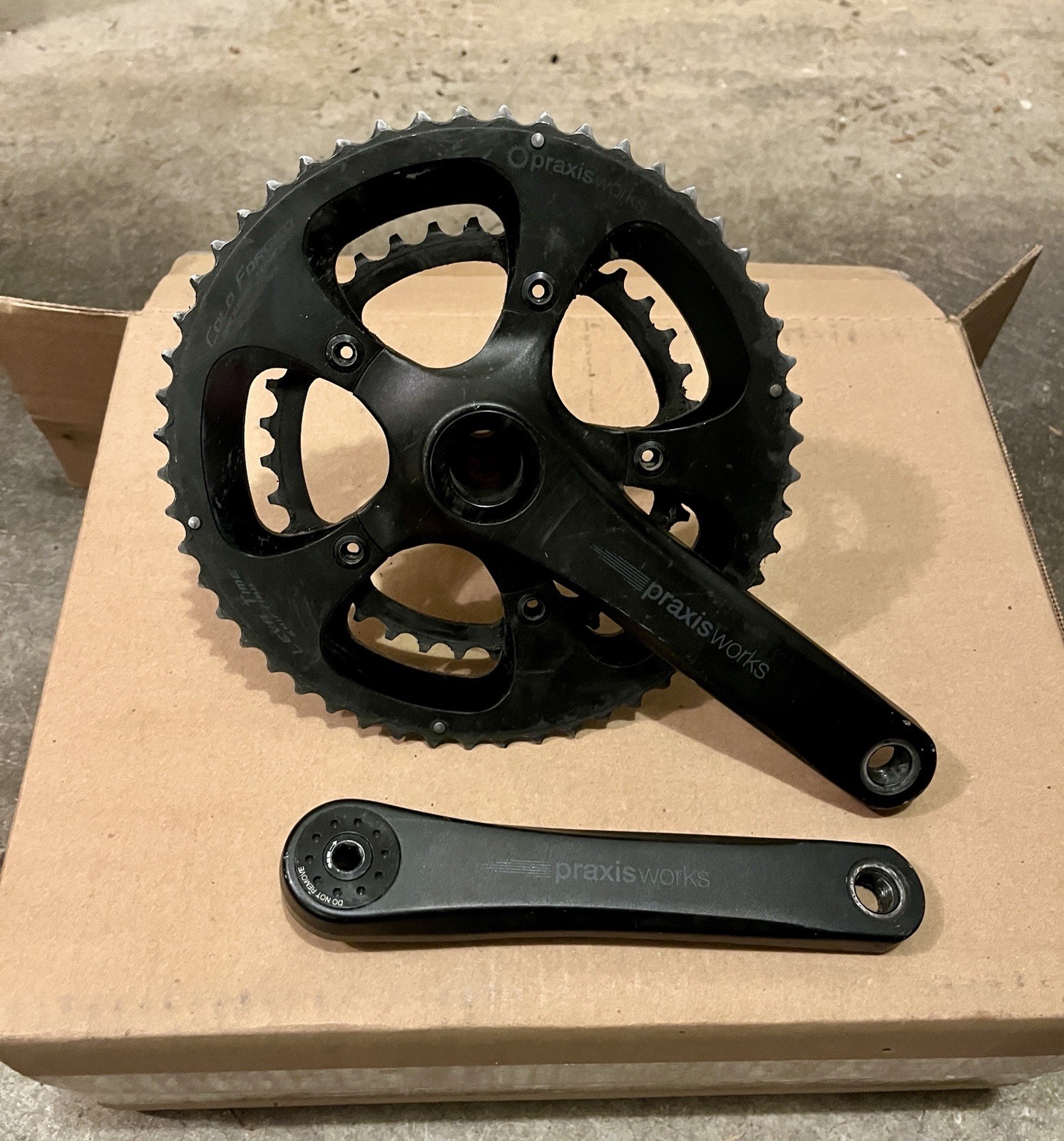 170mm 52/36T Praxis Works Alba Levatime Alloy Crankset