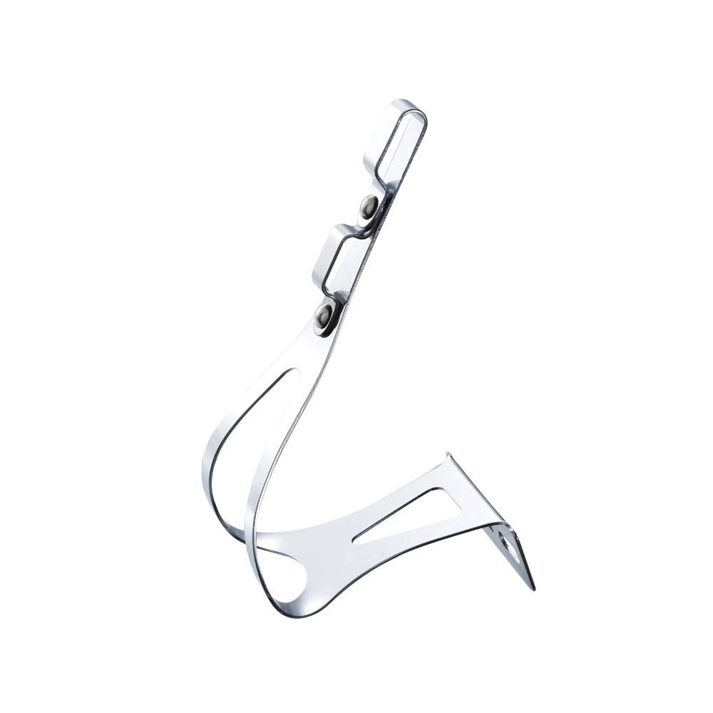 XLC Steel Toe Clips – Large, Chrome Plated