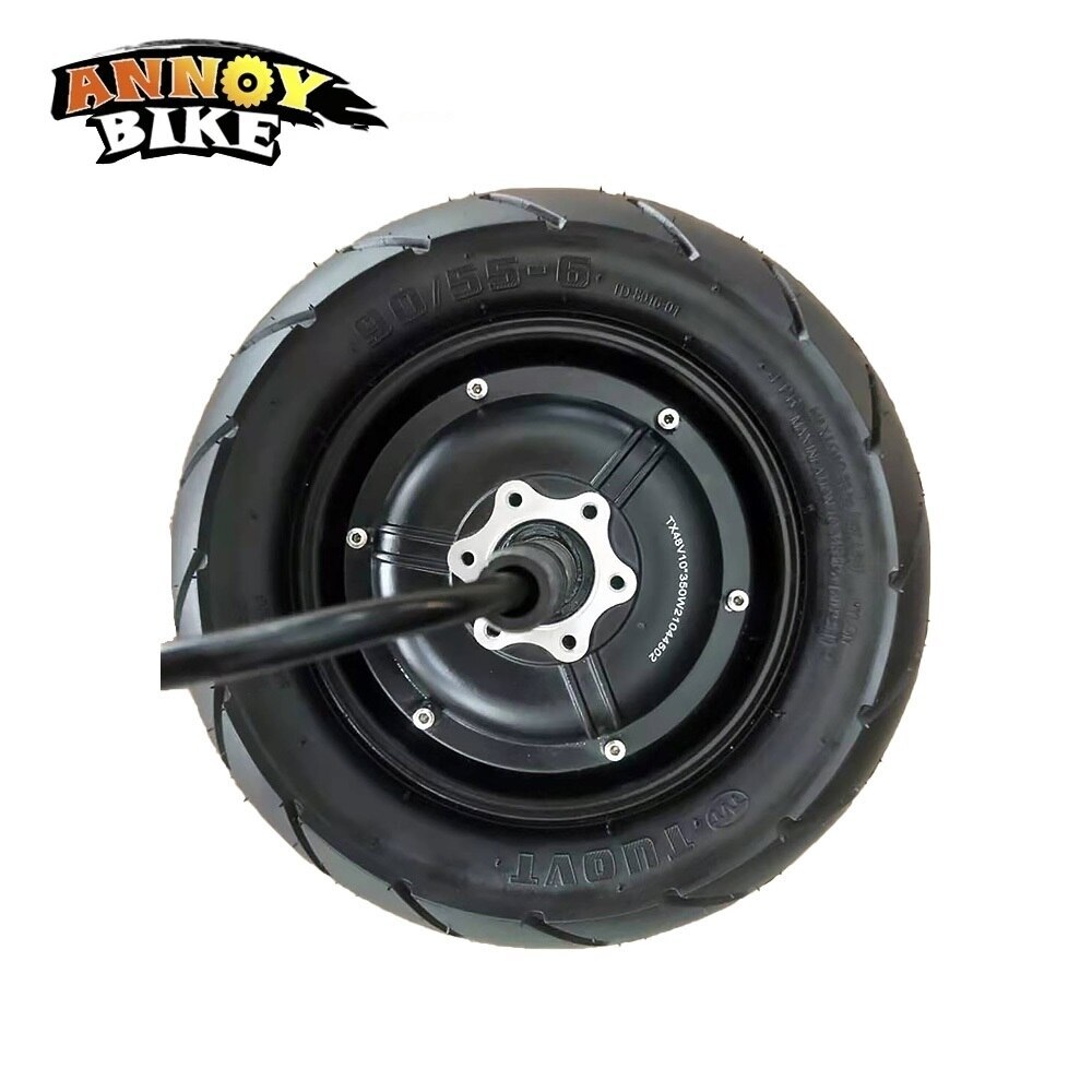 10 inch Single Shaft Vacuum Tire Karting Motor High Power Wide Tire Brushless