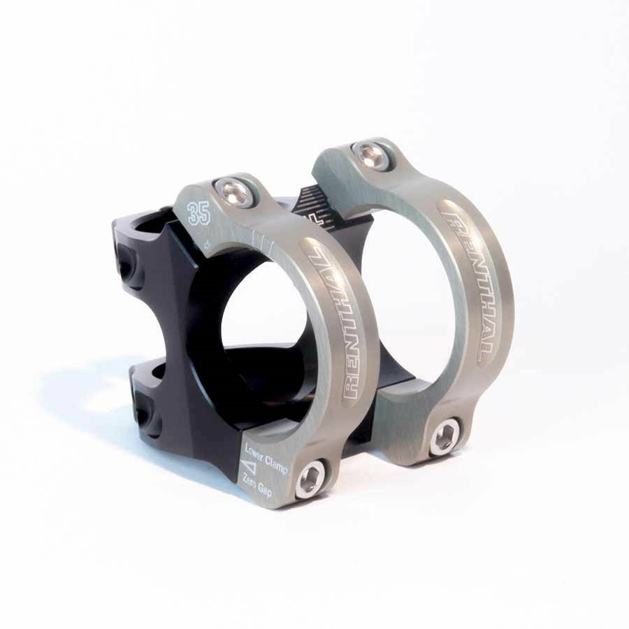 Renthal Apex 35 Stem Clamp: 35mm L: 33mm Steerer: 28.6mm �6� Black/Gold