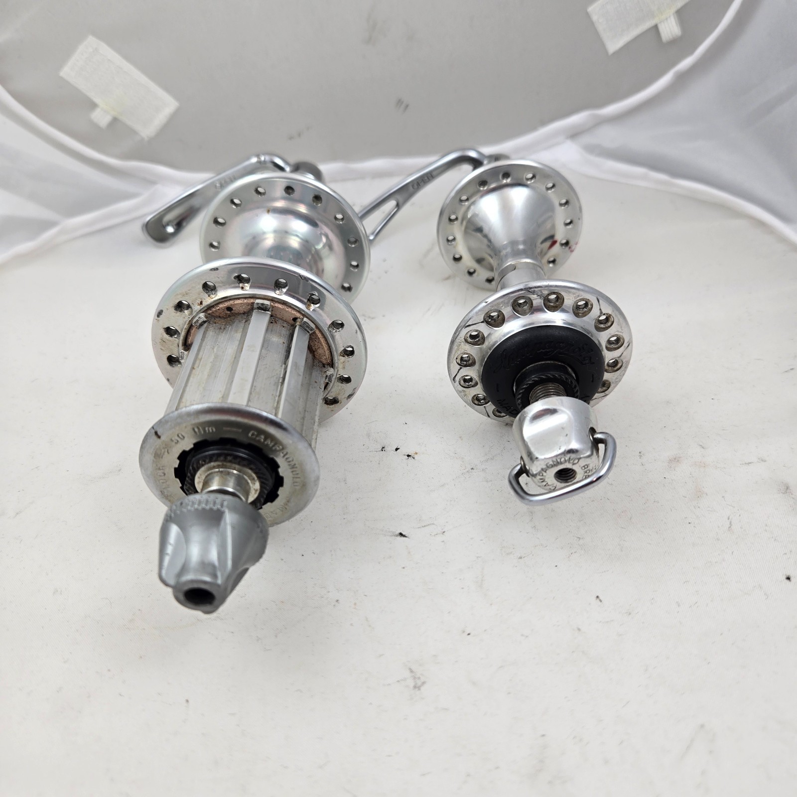 Vintage Campagnolo Record/Centaur Hubset 32h Front/Rear Used