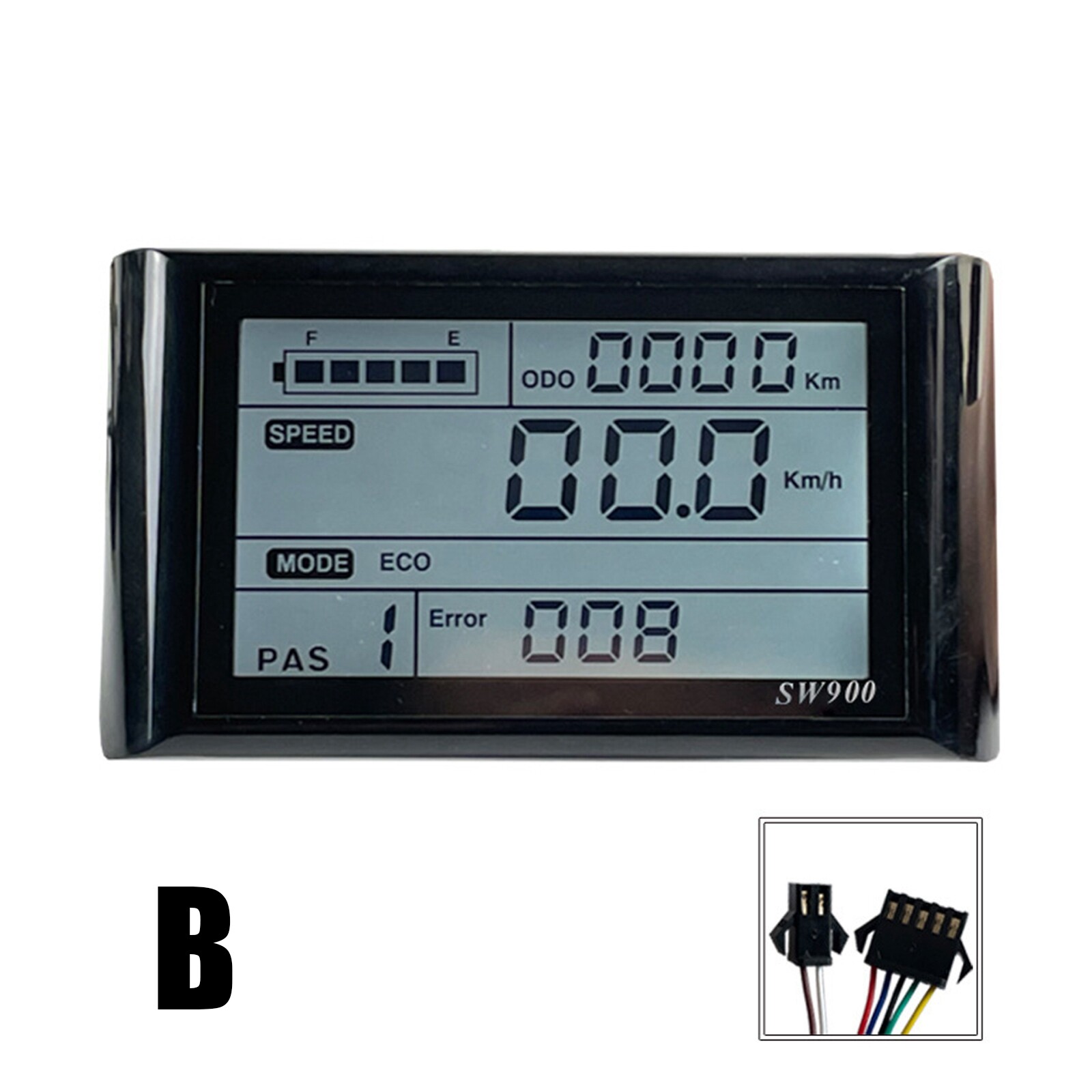 SW900 Electric Bicycle Display Meter Control Panel 24/36/48V LCD E-Bike Scooter